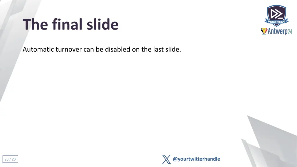 the final slide
