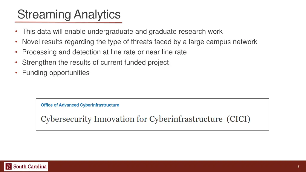 streaming analytics 6