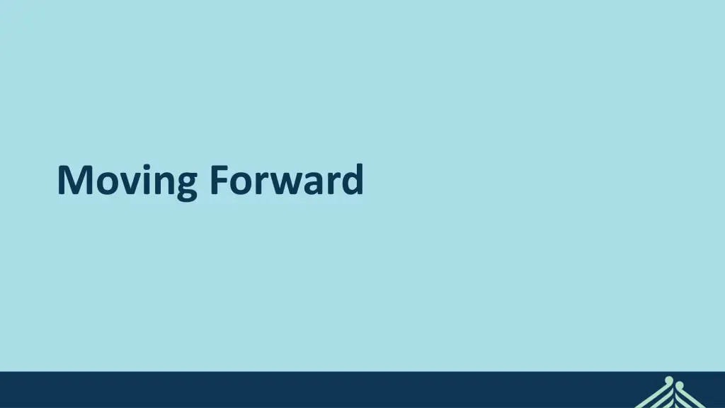 moving forward