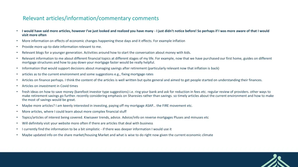 relevant articles information commentary comments