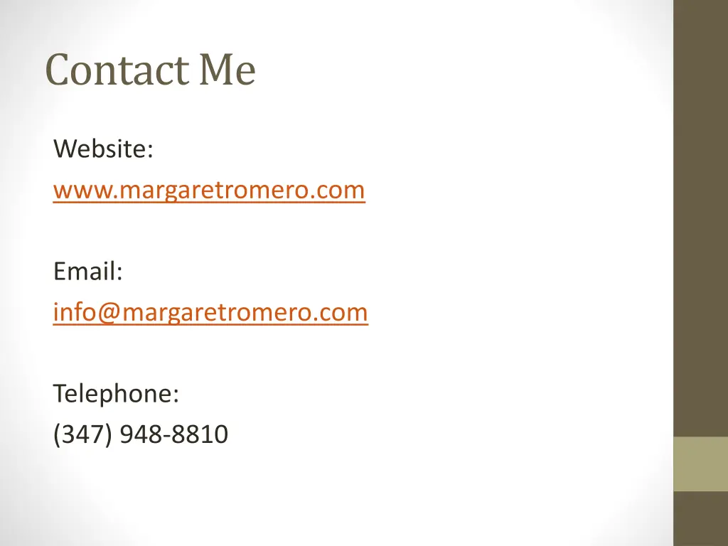 contact me