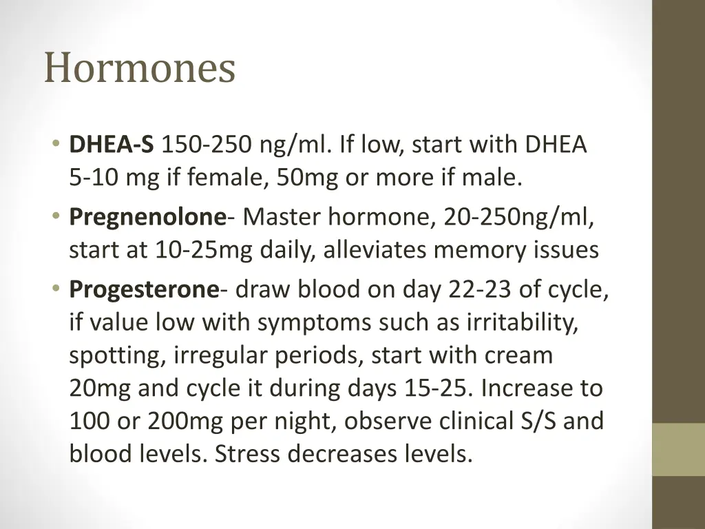 hormones