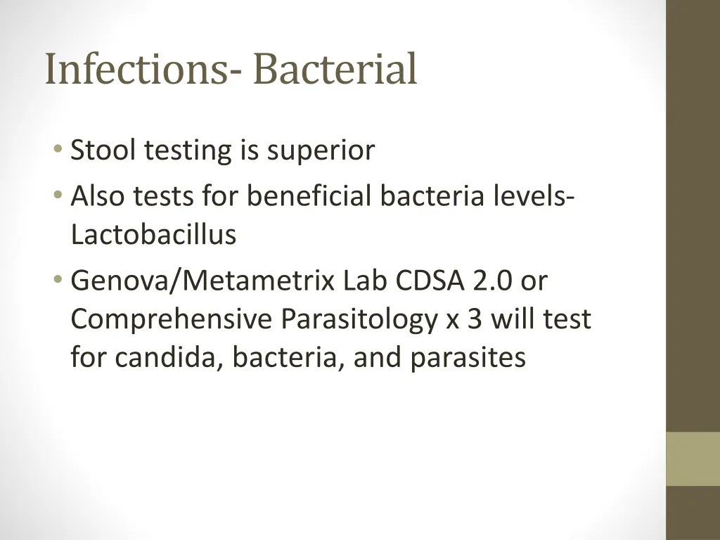 infections bacterial