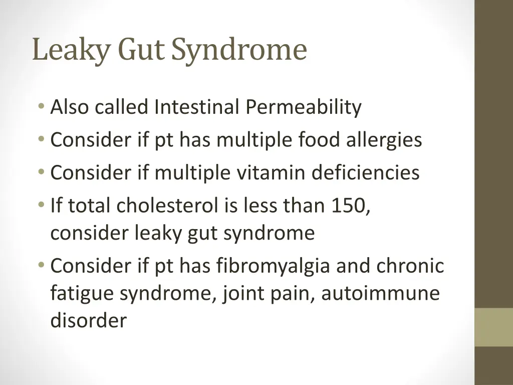 leaky gut syndrome