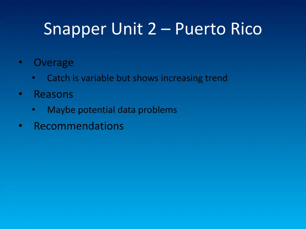 snapper unit 2 puerto rico