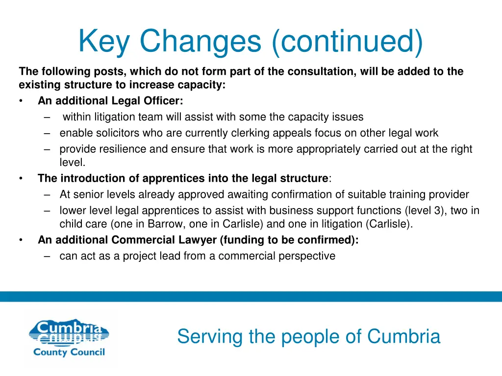 key changes continued