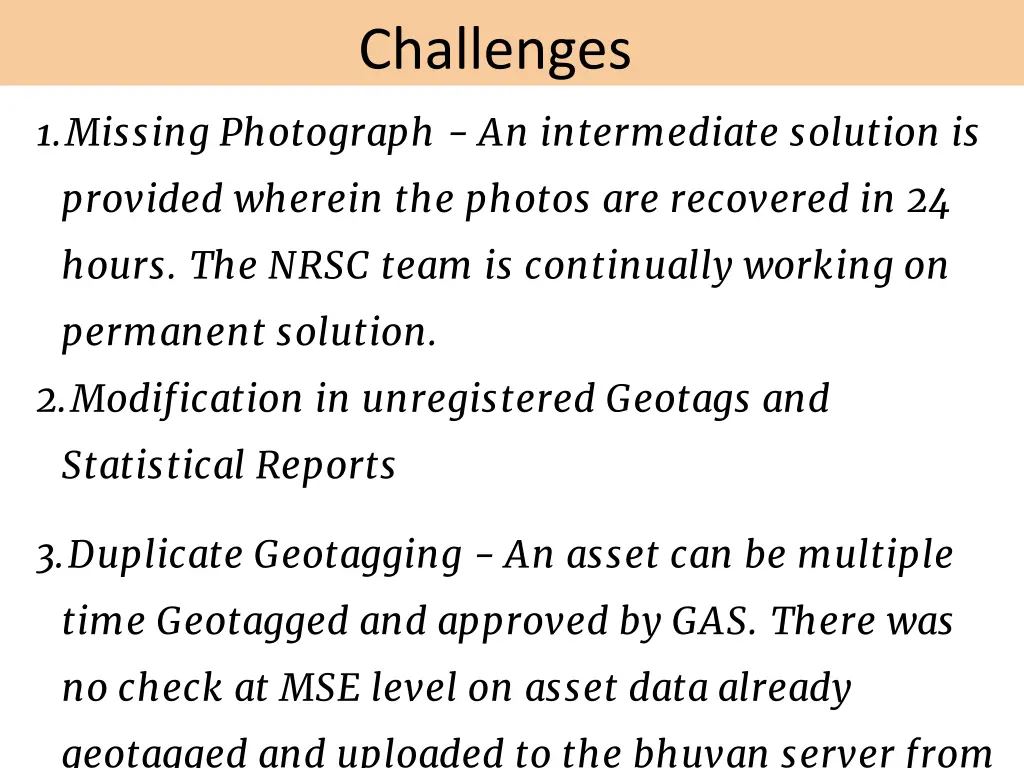 challenges