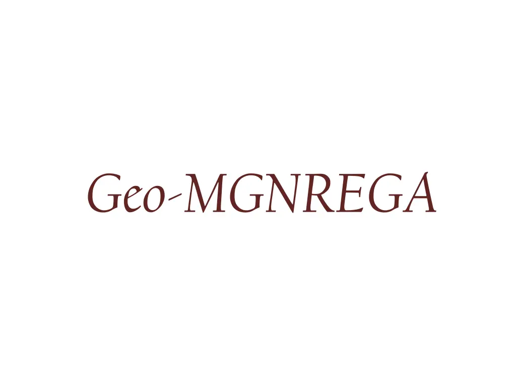 geo mgnrega
