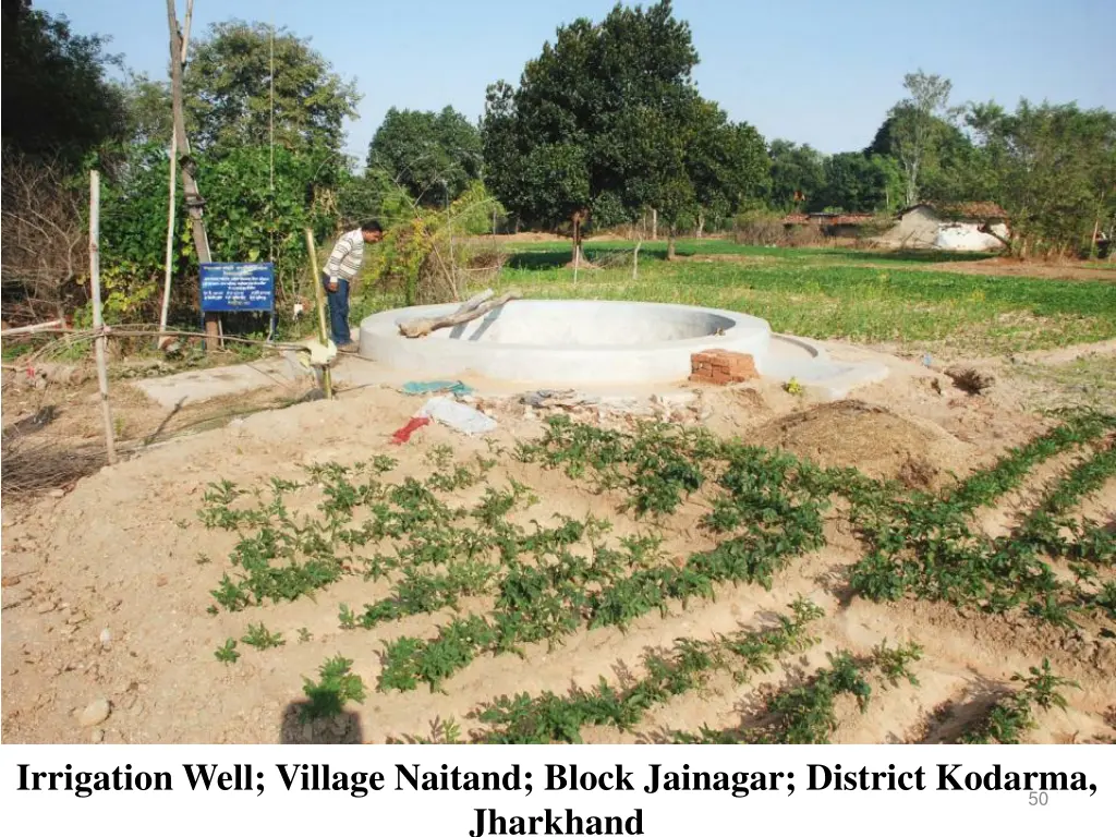 irrigation well village naitand block jainagar