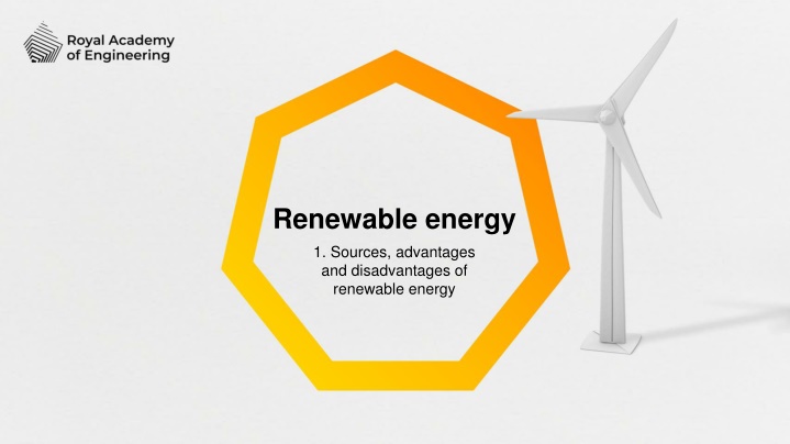 renewable energy 1 sources advantages