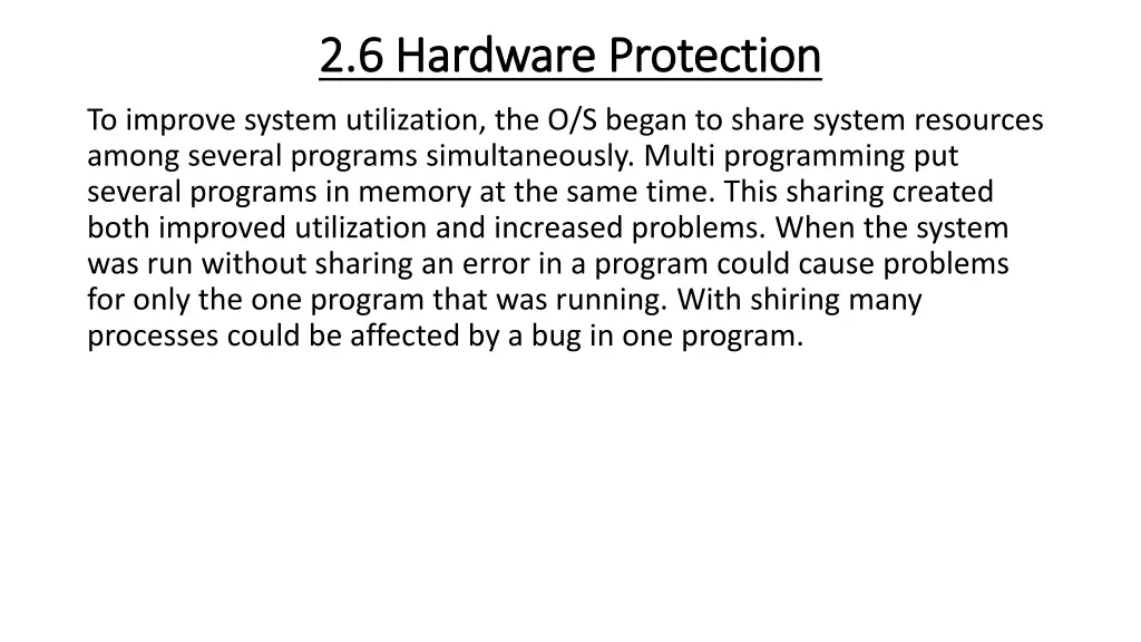 2 6 2 6 hardware hardware protection