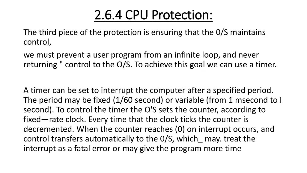 2 6 4 2 6 4 cpu protection cpu protection