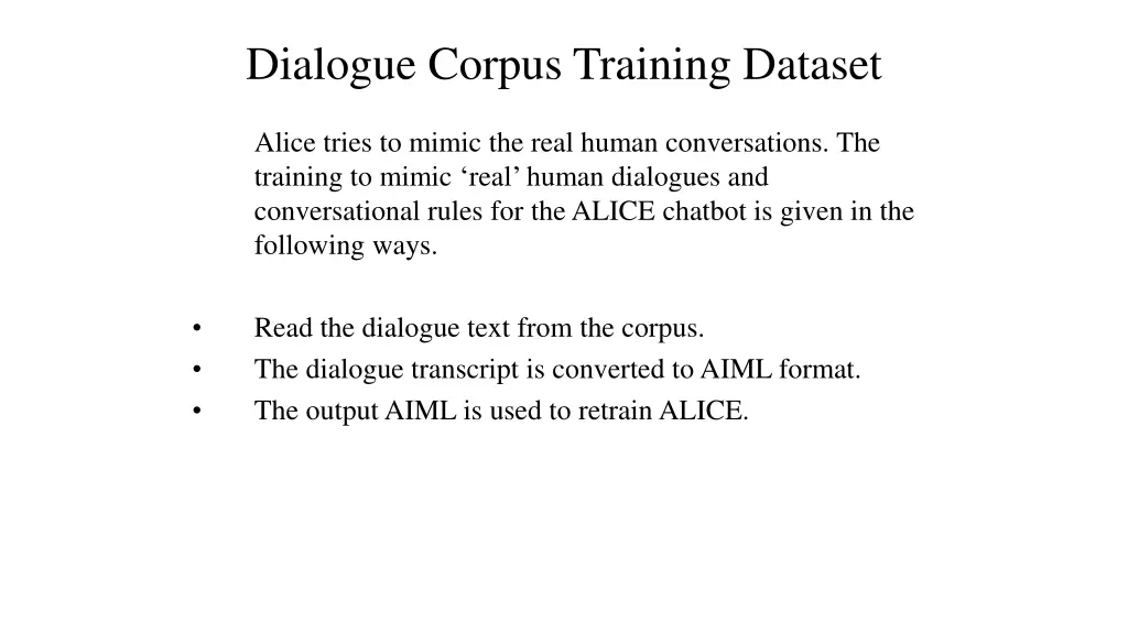 dialogue corpus training dataset