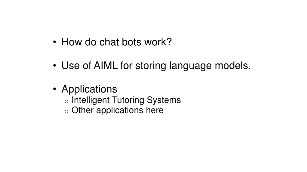 how do chat bots work