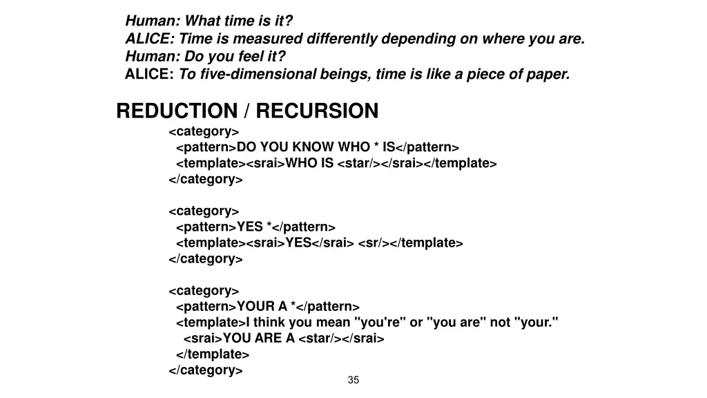human what time is it alice time is measured