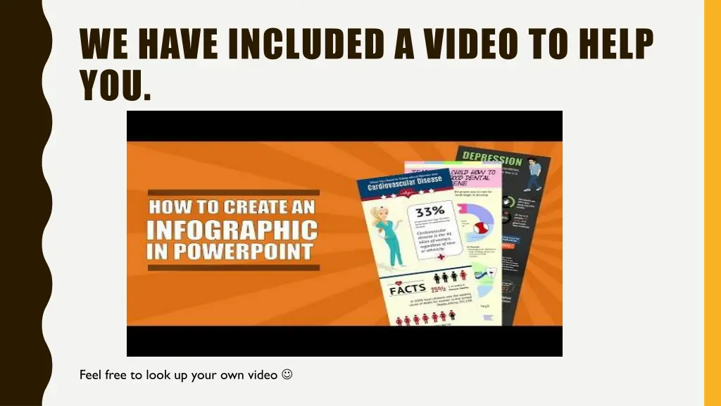 we have included a video to help you