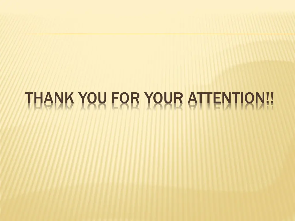 thank you for your attention