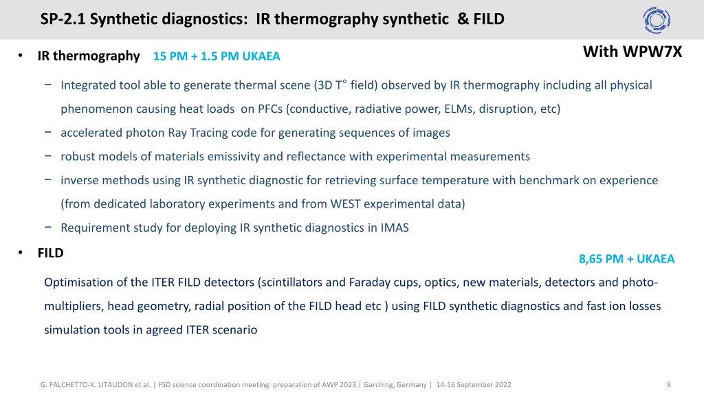 sp 2 1 synthetic diagnostics ir thermography