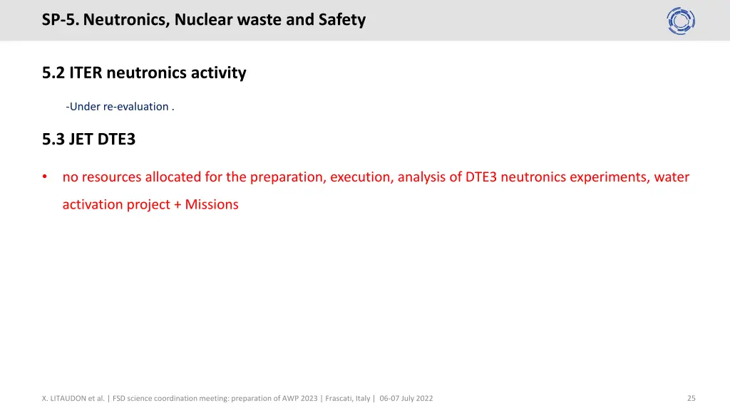 sp 5 neutronics nuclear waste and safety