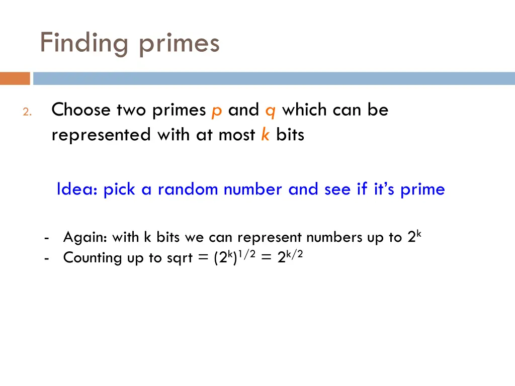 finding primes 2
