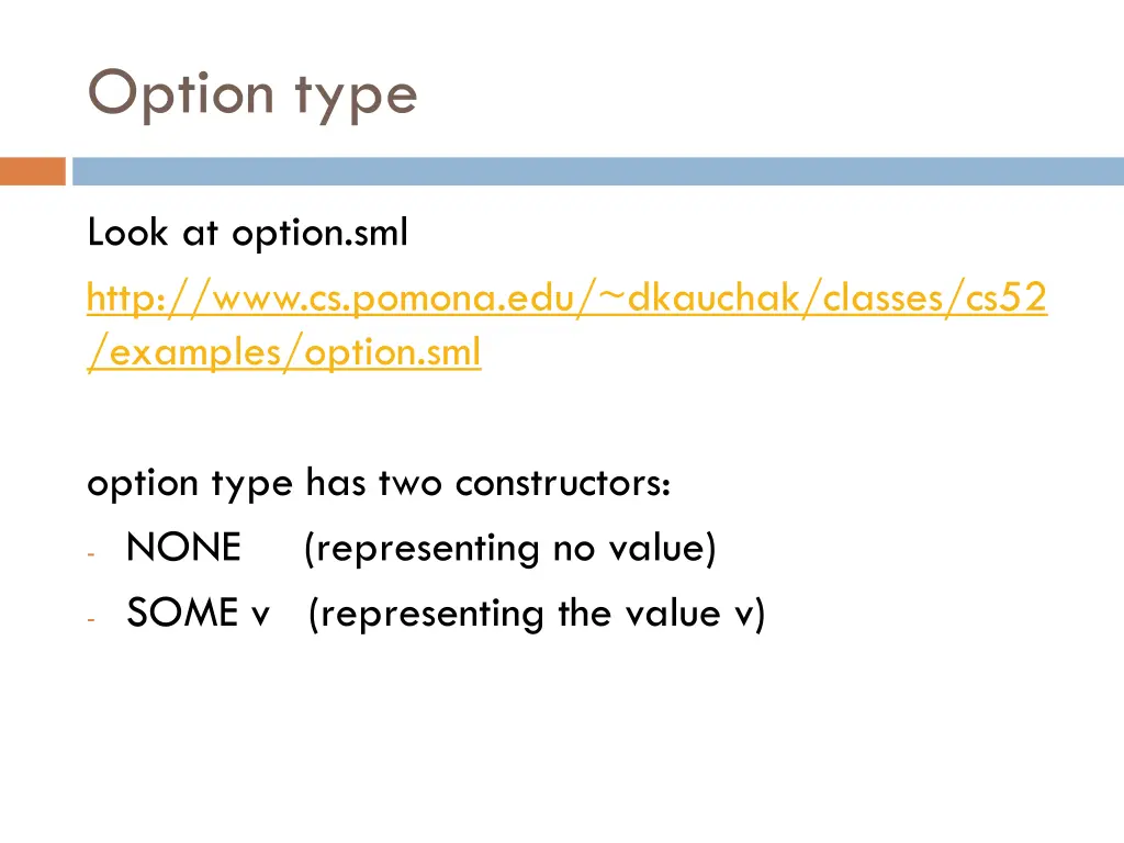 option type