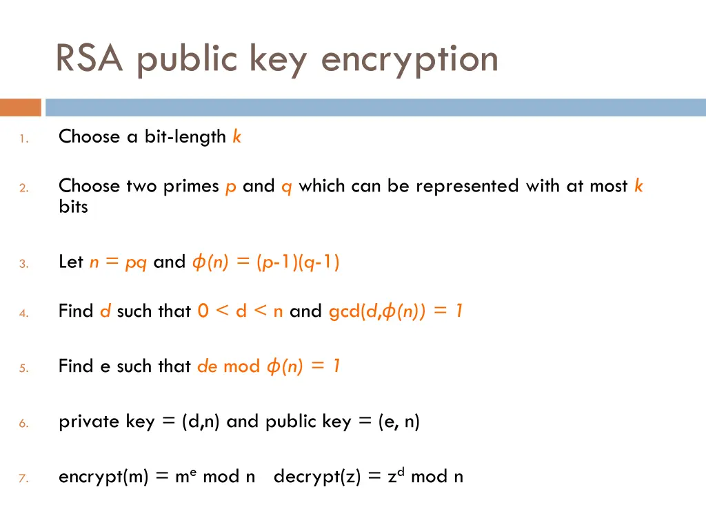 rsa public key encryption