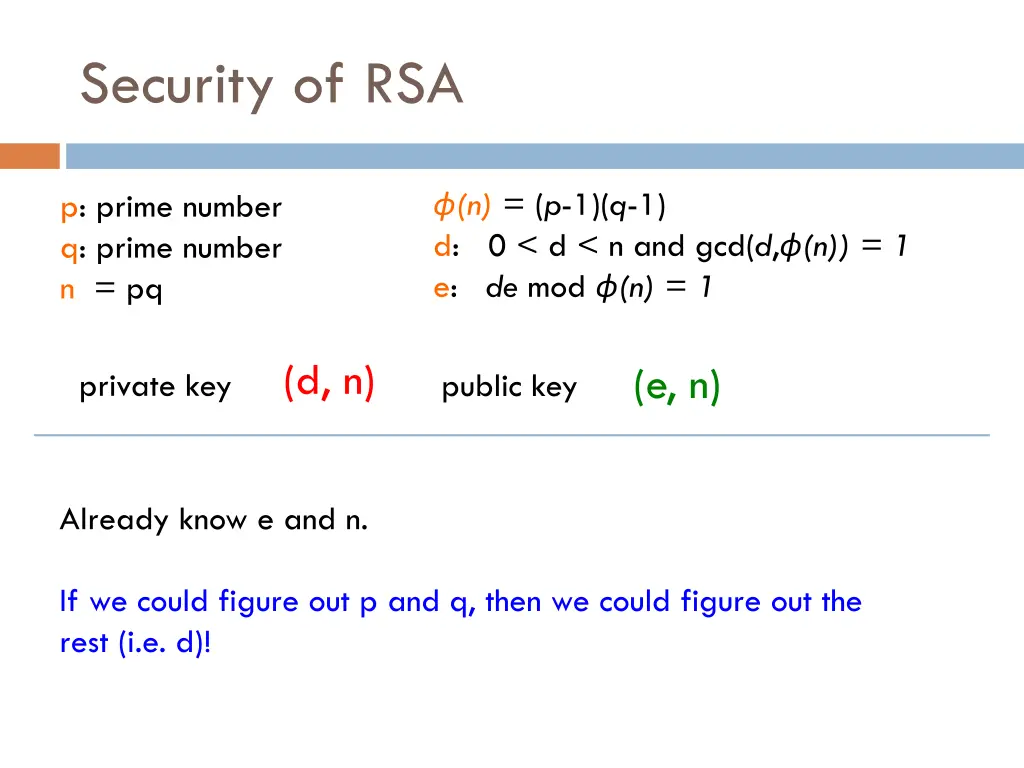 security of rsa 2