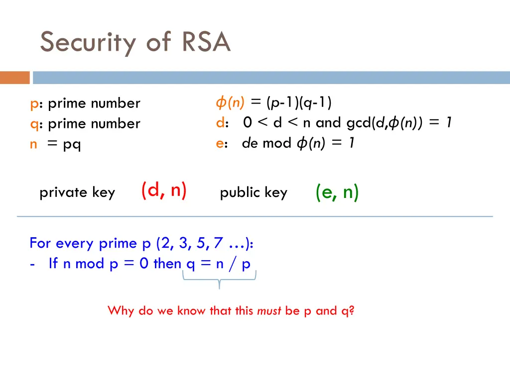 security of rsa 4