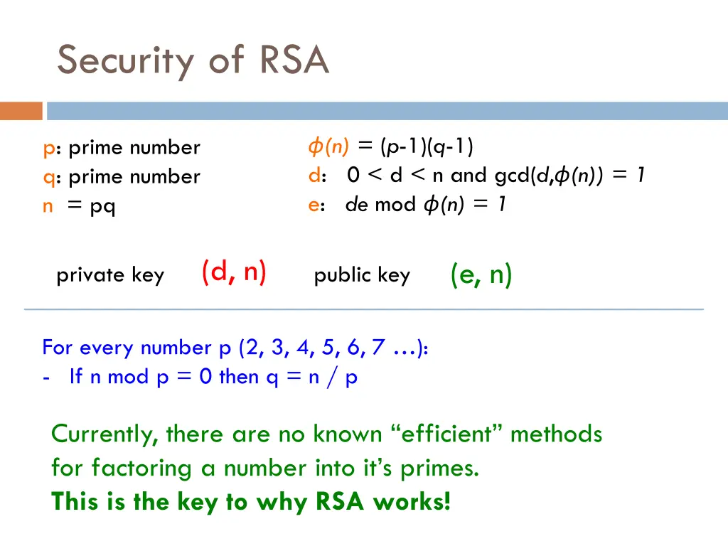 security of rsa 8