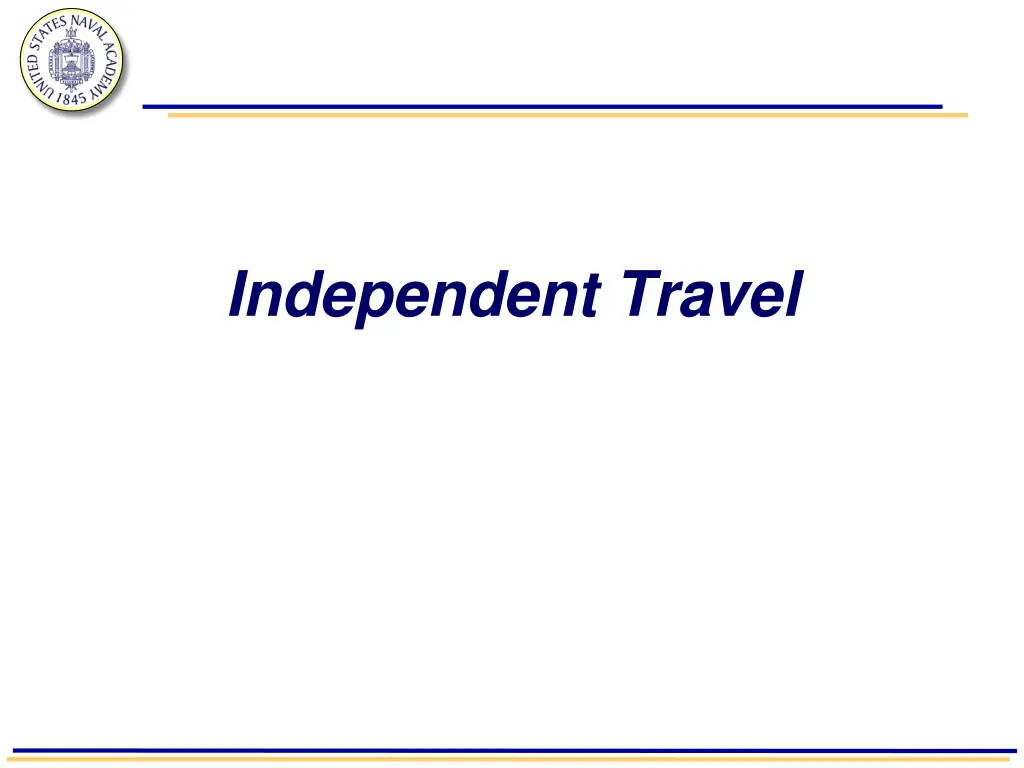 independent travel