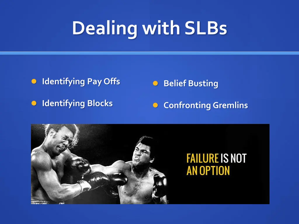 dealing with slbs