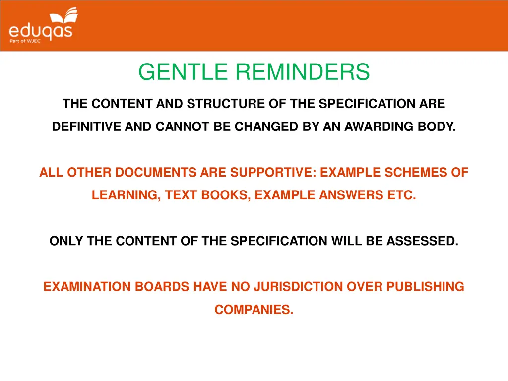 gentle reminders