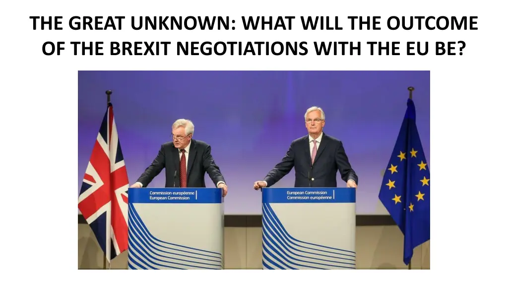 the great unknown what will the outcome