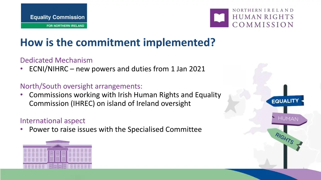 how is the commitment implemented 1