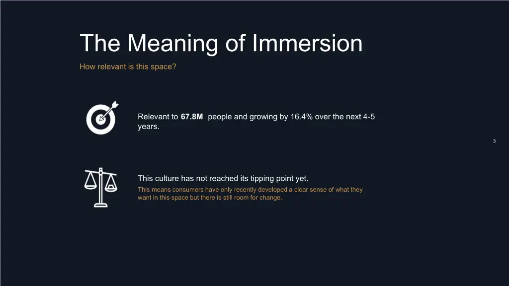 the meaning of immersion how relevant is this