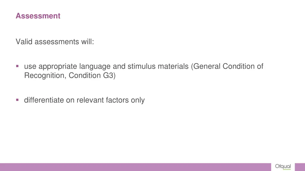 assessment