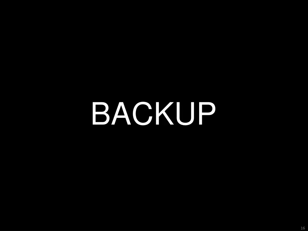 backup