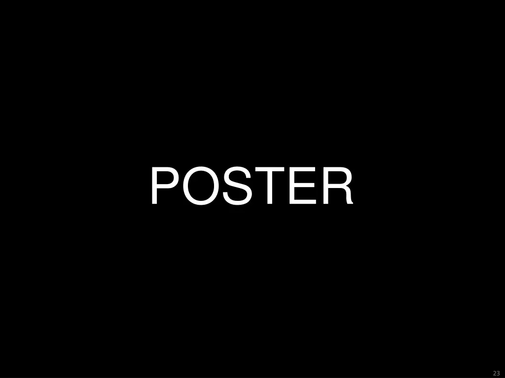 poster