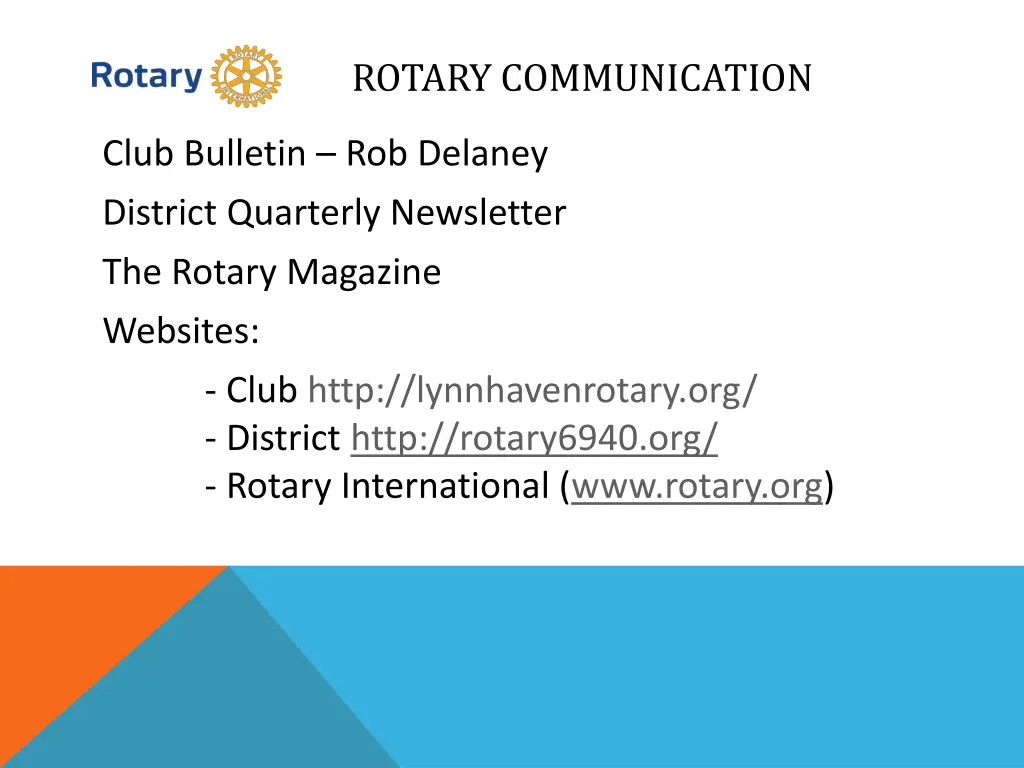 rotary communication