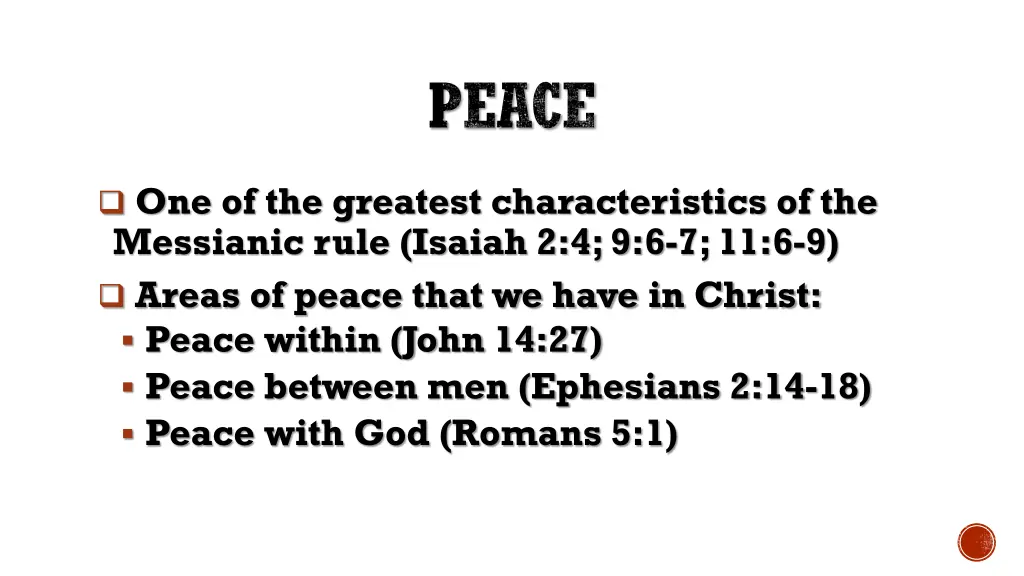 peace