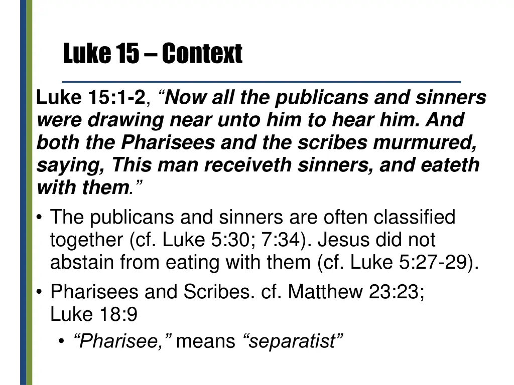 luke 15 context