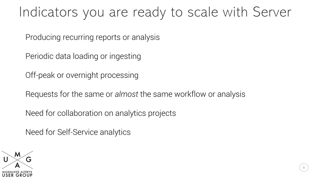 indicators you are ready to scale with server