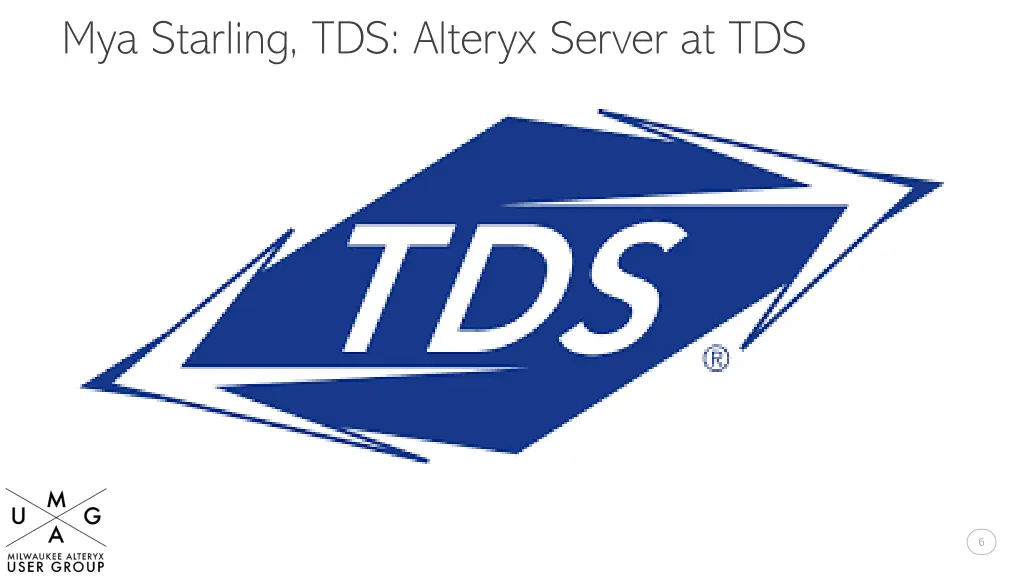 mya starling tds alteryx server at tds