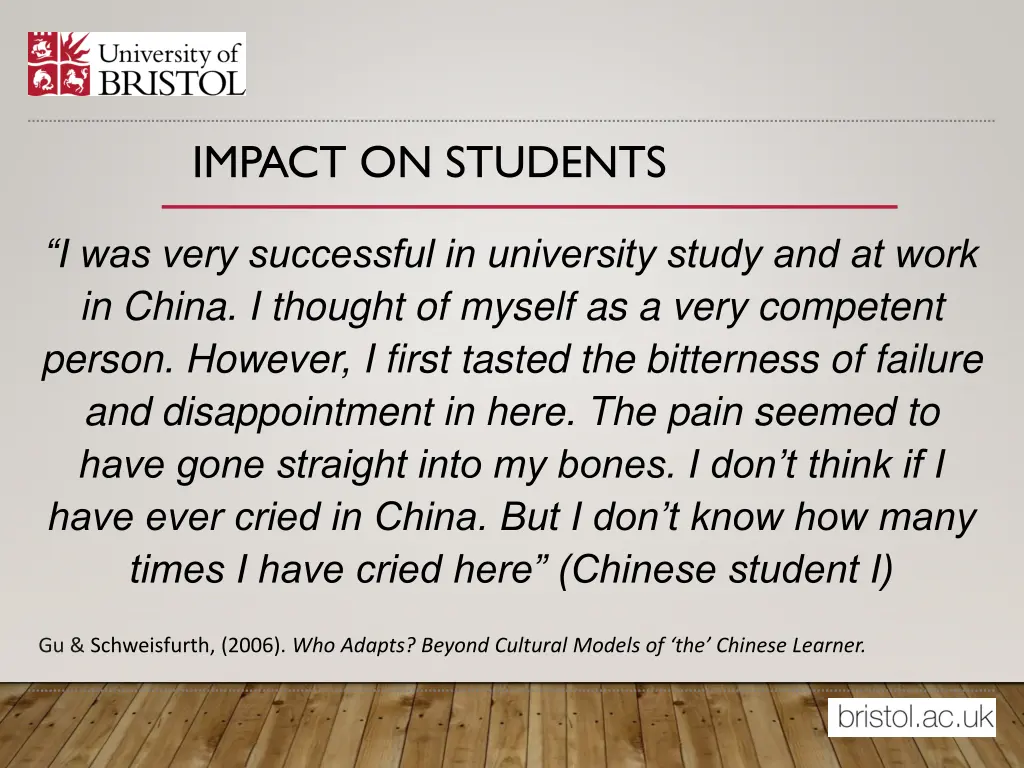 impact on students 1