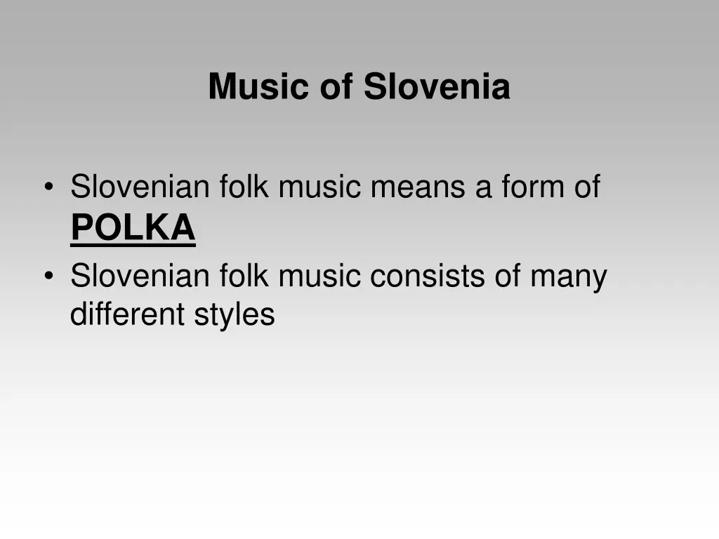 music of slovenia
