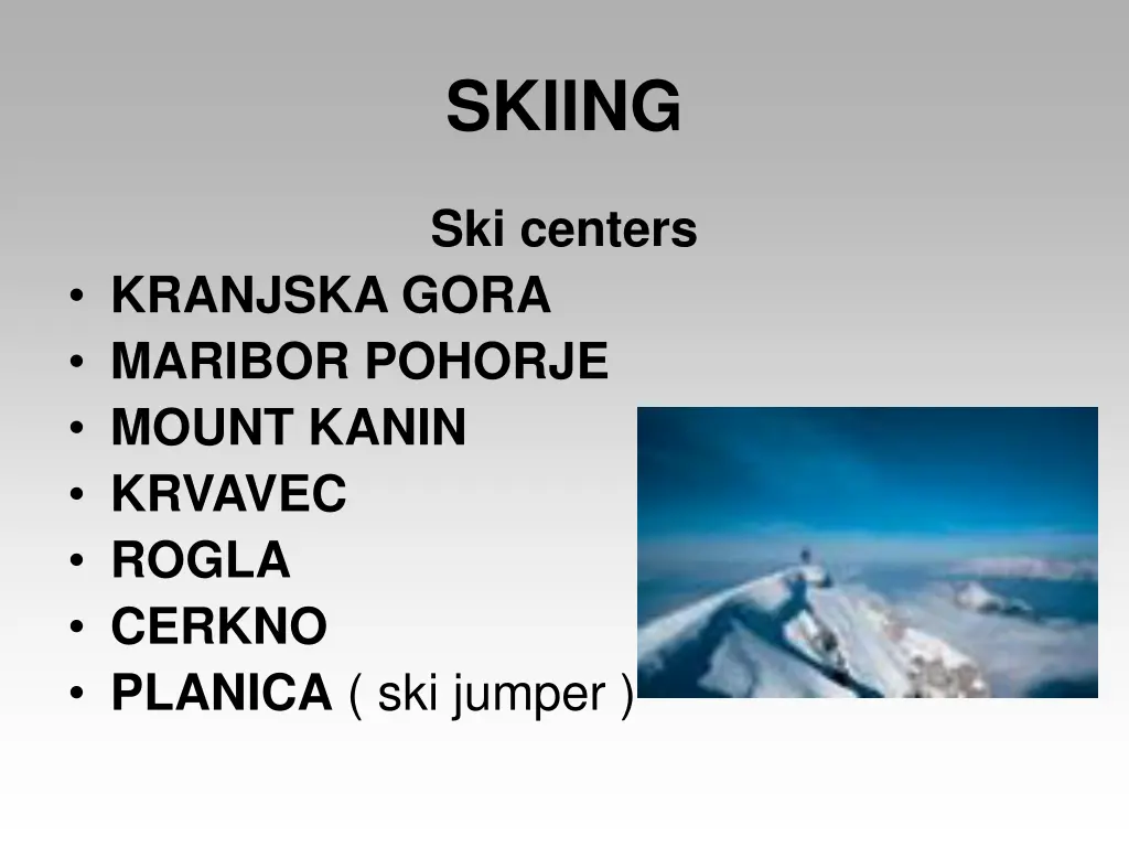 skiing
