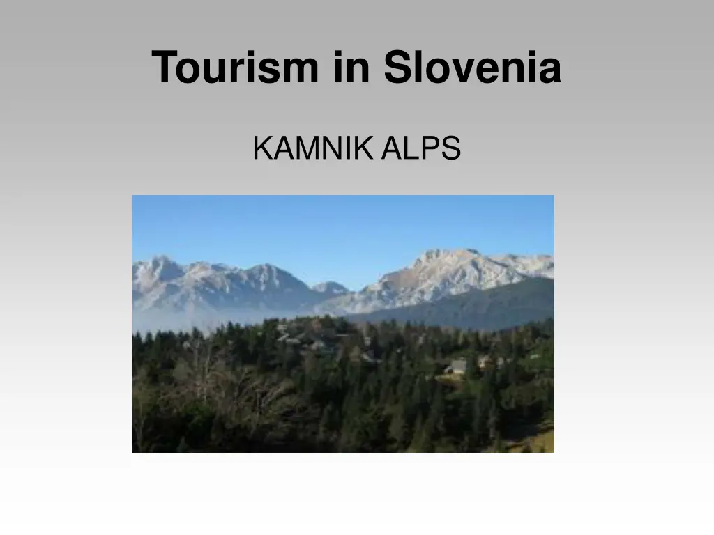 tourism in slovenia