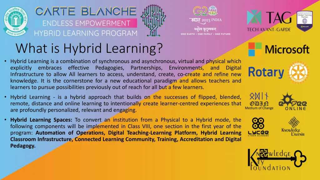 what is hybrid learning hybrid learning
