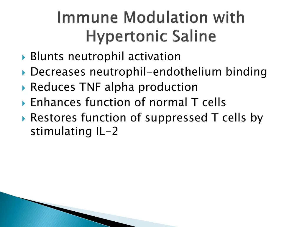 blunts neutrophil activation decreases neutrophil