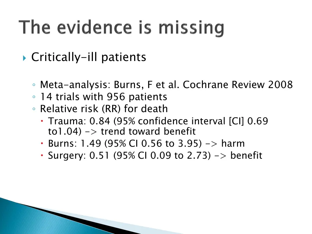 critically ill patients